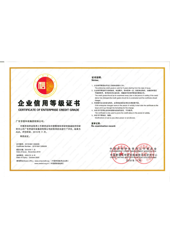 企业信用等级证书（广东抓饭直播集团有限公司）